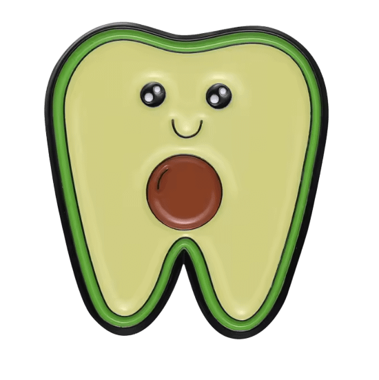 Avocado Tooth Pin
